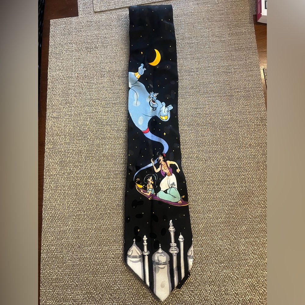 Disney Vintage Aladdin silk tie‎